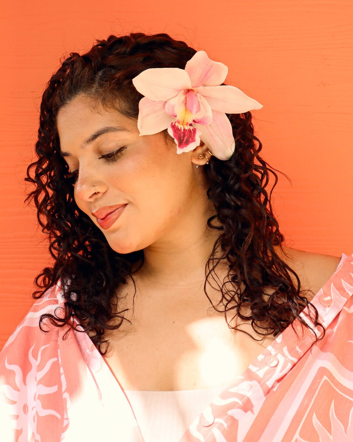 Florclip Maxi Cattleya Reina palo de rosa
