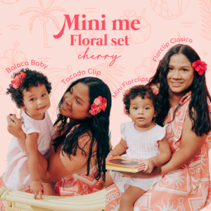 Mini Me Floral Set Cherry