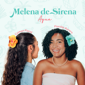 Melena de Sirena Floral Set Aqua