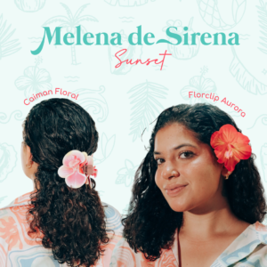 Melena de Sirena Floral Set Sunset