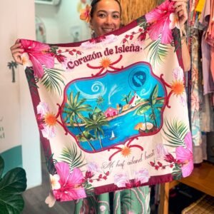 Pañoleta Midi Corazón de Isleña