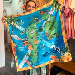 Pañoleta Midi Mapa